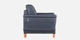 Nyke Leather 2 Seater Sofa in Blue Colour