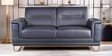 Nyke Leather 3 Seater Sofa in Blue Colour