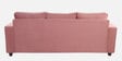 Nyson Velvet 3 Seater Sofa In Blush Pink Color