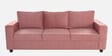 Nyson Velvet 3 Seater Sofa In Blush Pink Color