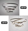 Nyala LED Smart Voice Assist Chandelier (Black) Nyala LED Smart Voice Assist Chandelier (Black)