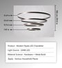 Nyala LED Smart Voice Assist Chandelier (Black) Nyala LED Smart Voice Assist Chandelier (Black)