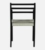 Nymburk Mango Wood Arm Chair In Sandblasted Black Finish