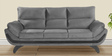 Oakland 3 Seater Sofa in Charcoal Colour