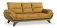 Oakland 3 Seater Sofa in Yellow Colour