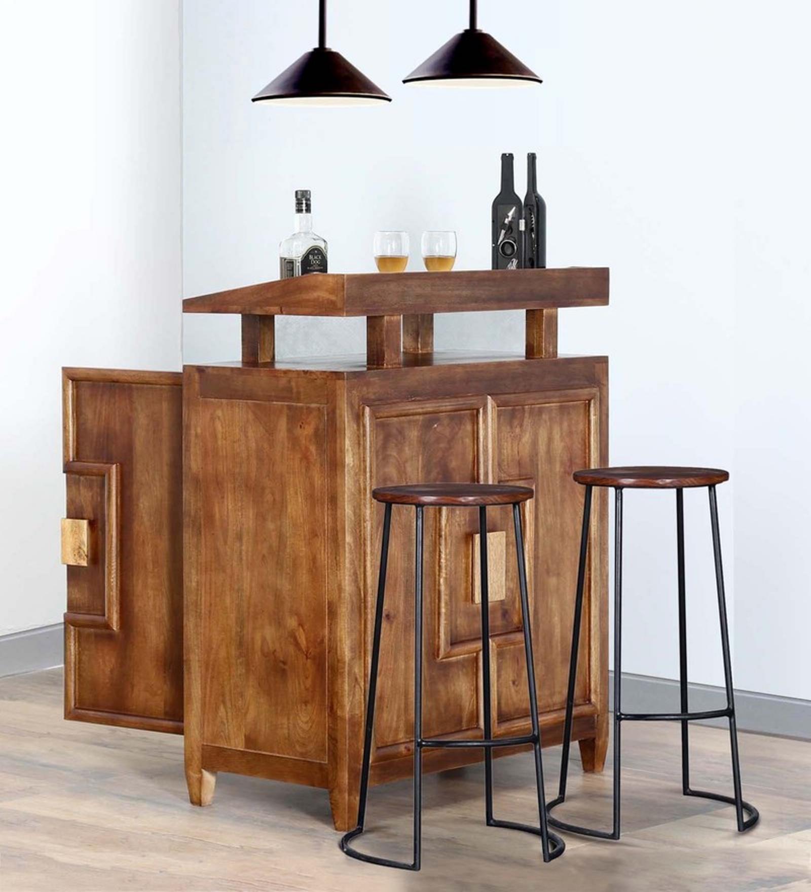Buy Oak Harbor Bar & Counter in Provincial Teak Finish on Rent