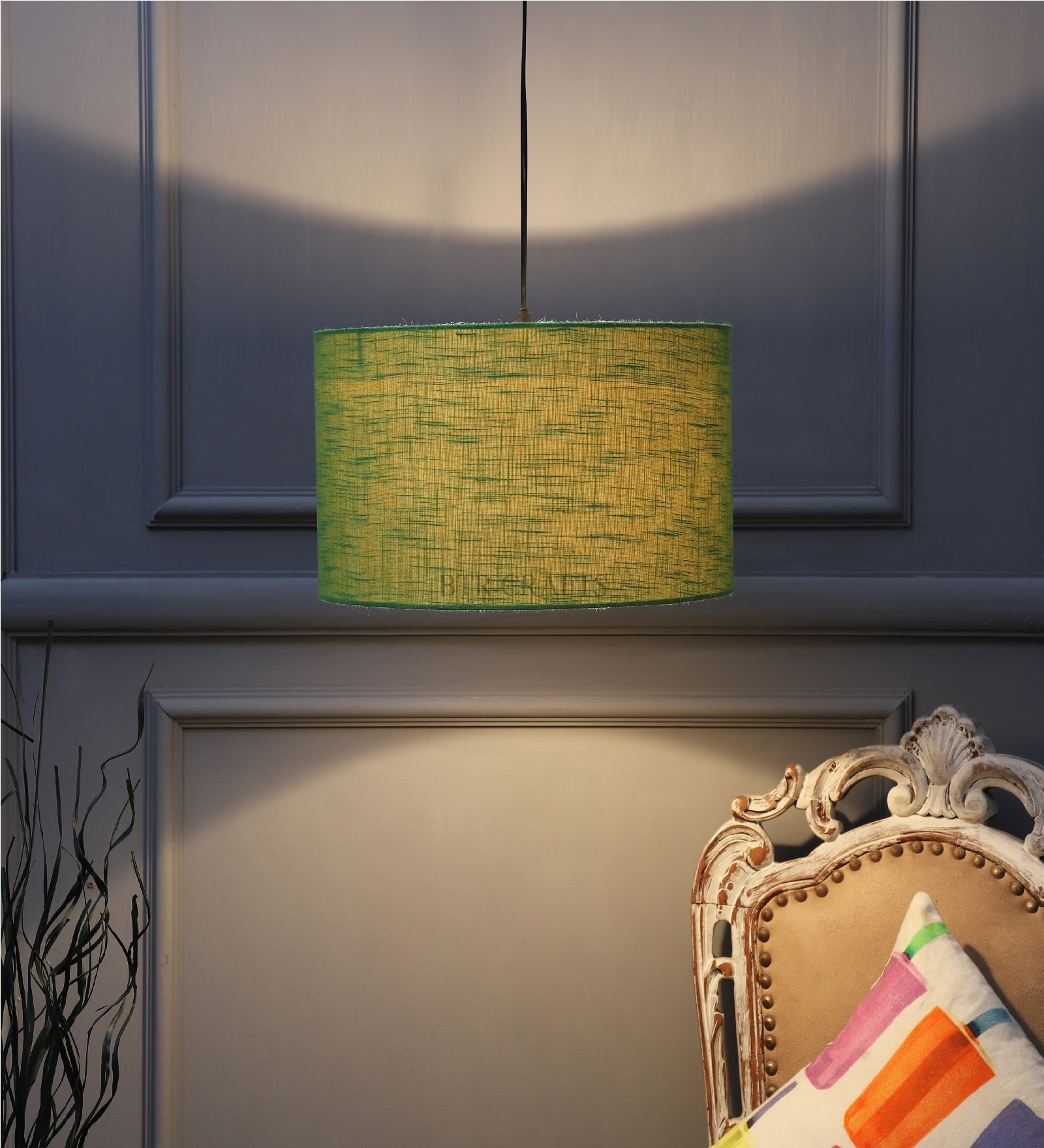 Oakland Black Metal Hanging Light