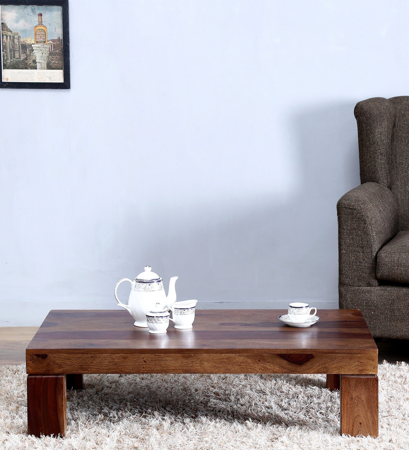 Buy Oakland Coffee Table in Provincial Teak Finish by Woodsworth Online