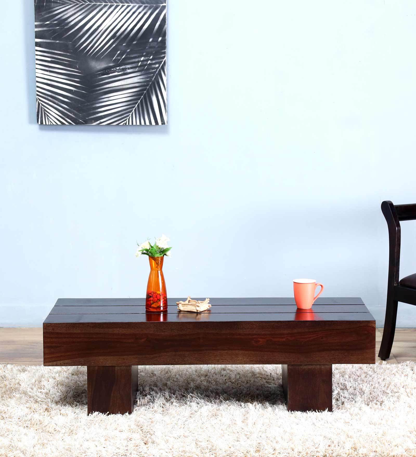 Buy Oakville Low Height Coffee Table in Warm Chestnut Finish by