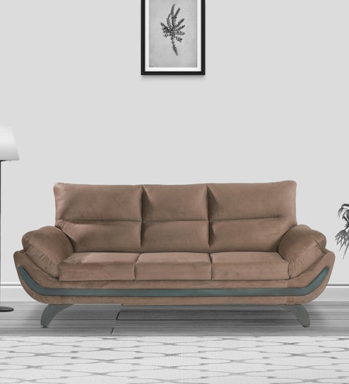 Oakland 3 Seater Sofa in Brown Colour