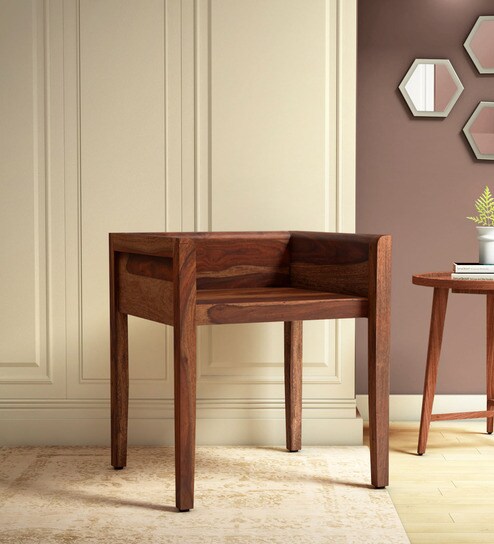 Oakland Sheesham Wood Dining Chair In Provincial Teak Finish
