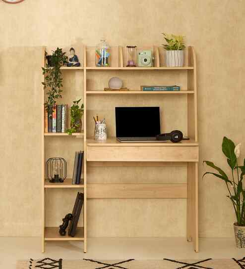 Oaklyn Study Table in Oak Finish