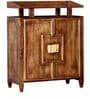 Oak Harbor Bar Cabinet & Counter in Provincial Teak Finish on Rent