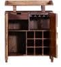 Oak Harbor Bar Cabinet & Counter in Provincial Teak Finish on Rent
