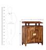 Oak Harbor Bar Cabinet & Counter in Provincial Teak Finish on Rent