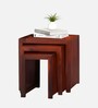 Oakland Nesting Table In Honey Finish