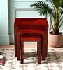 Oakland Nesting Table In Honey Finish