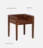 Oakland Sheesham Wood Dining Chair In Provincial Teak Finish