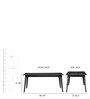 Oakland Sheesham Wood 6 Seater Dining Set in American Walnut Finish