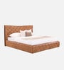 Oakley King Size Bed In Tan Color