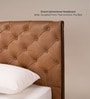 Oakley King Size Bed In Tan Color