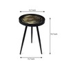 Oakveil End Table Set of 2 In Black Finish