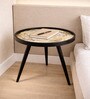 Oakveil Large End Table In Black Finish