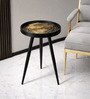 Oakveil Medium End Table In Black Finish