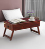 Oakville Solid Wood Portable Table in Honey Oak Finish
