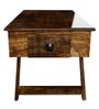 Oakville Solid Wood Portable Table in Provincial Teak Finish