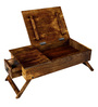 Oakville Solid Wood Portable Table in Provincial Teak Finish