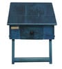 Oakville Solid Wood Portable Table in Ocean Blue Finish
