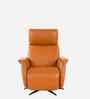 Oasis Leather Motorised 1 Seater Recliner With Usb & Type C Charging Port In Brown Finish