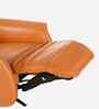 Oasis Leather Motorised 1 Seater Recliner With Usb & Type C Charging Port In Brown Finish