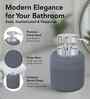 Oasis 6 Pcs PVC Bath Set Grey