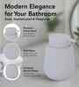 Oasis 6 Pcs PVC Bath Set Grey