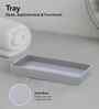 Oasis 6 Pcs PVC Bath Set Grey