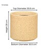 Sand Oasis Stone 12 Inch Large Ribbed Unbreakable Planter