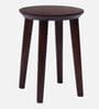 Oasis Teak Wood End Table In Brown Colour