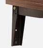 Oasis Wall Mounted Table in Walnut Finish
