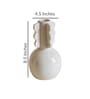 White Stoneware Modern Table Vases (Set of 2)
