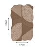 Beige Solid Woolen 60 x 96 Inches Hand Tufted Rug
