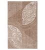 Beige Abstract Woolen 72 x 108 Inches Hand Tufted Rug