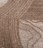 Beige Abstract Woolen 72 x 108 Inches Hand Tufted Rug