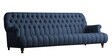 Obeisance Fabric 3 Seater Sofa in Navy Blue Colour
