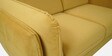 Obelia Velvet 2 Seater Sofa in Mustard Yellow Colour
