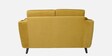 Obelia Velvet 2 Seater Sofa in Mustard Yellow Colour