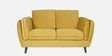 Obelia Velvet 2 Seater Sofa in Mustard Yellow Colour