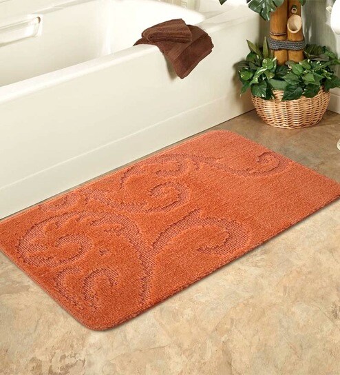 Buy Obsessions 50x70 Cm Polypropylene Bath Mat Terracotta Online