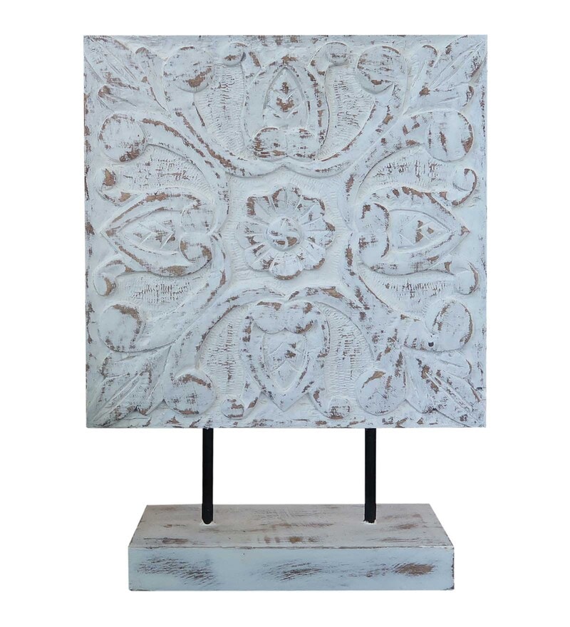 Buy Object Square Mango Wood & Iron Table Accent Piece by Forms Online